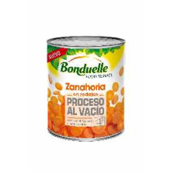 ZANAHORIA RODAJAS VACIO LATA 3/4 Kg.